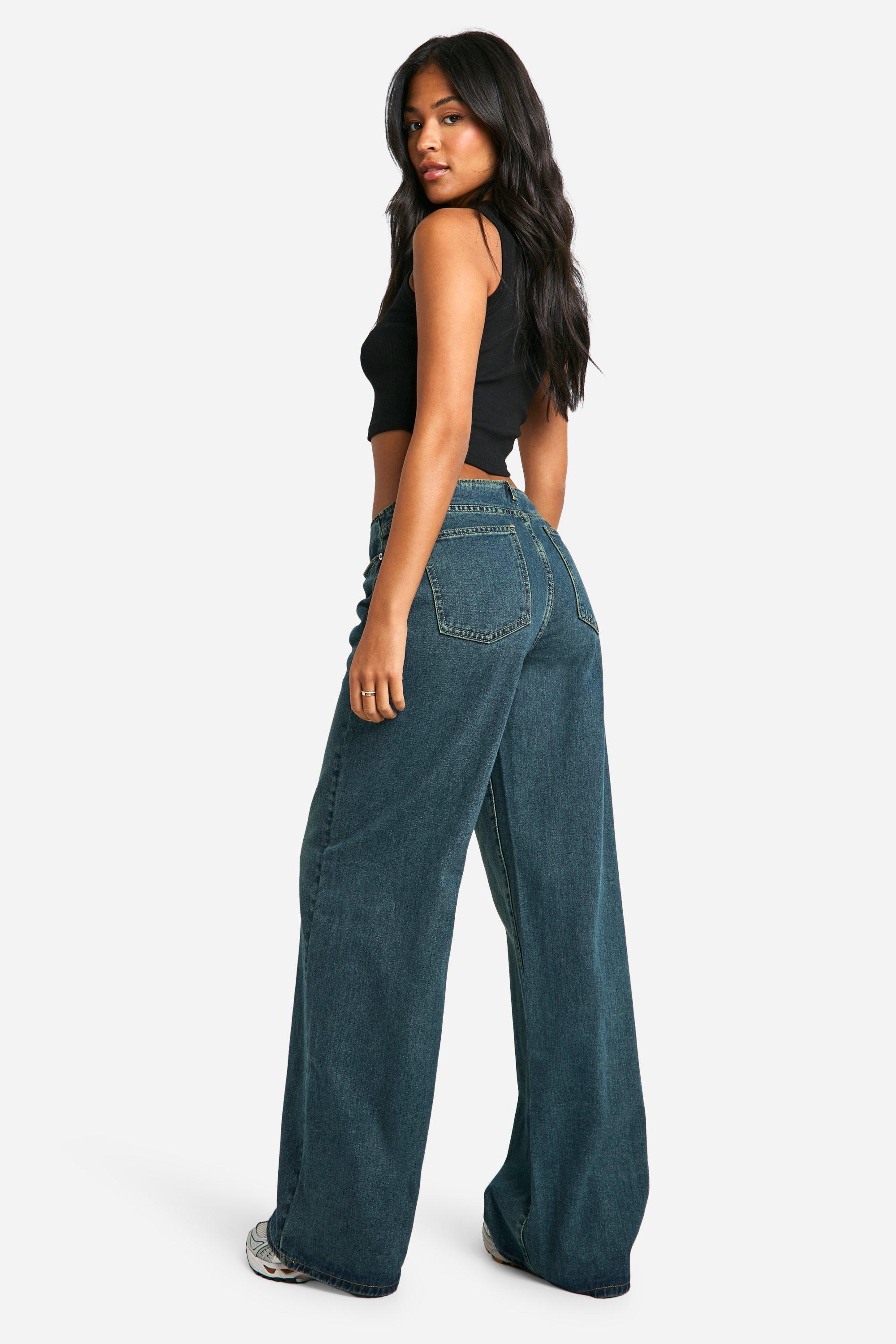 Jean femme large taille basse sales
